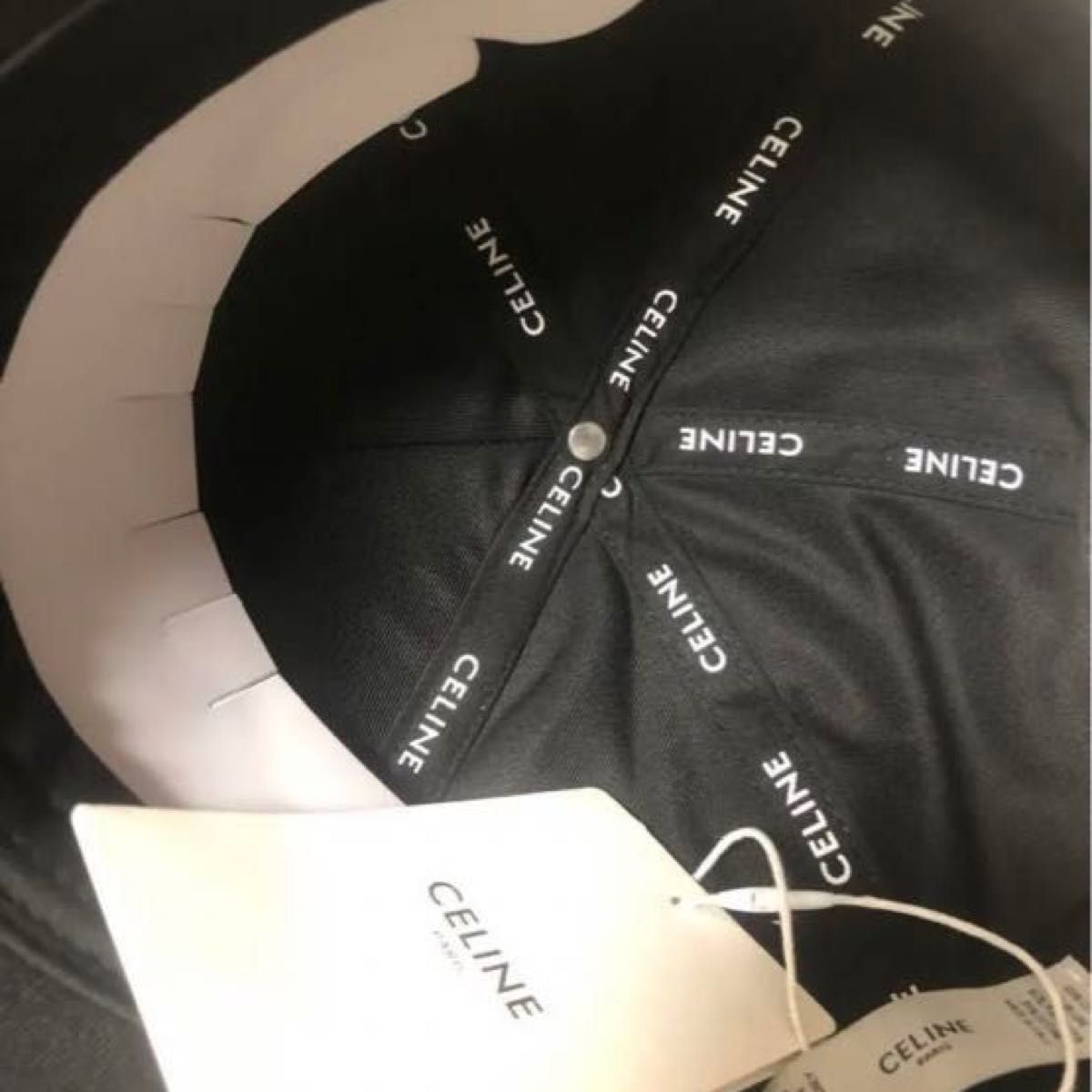 早い者勝ち 】CELINE セリーヌ キャップ 帽子 ブラック 黒 早い者勝ち 】CELINE セリーヌ キャップ 帽子 ブラック 黒