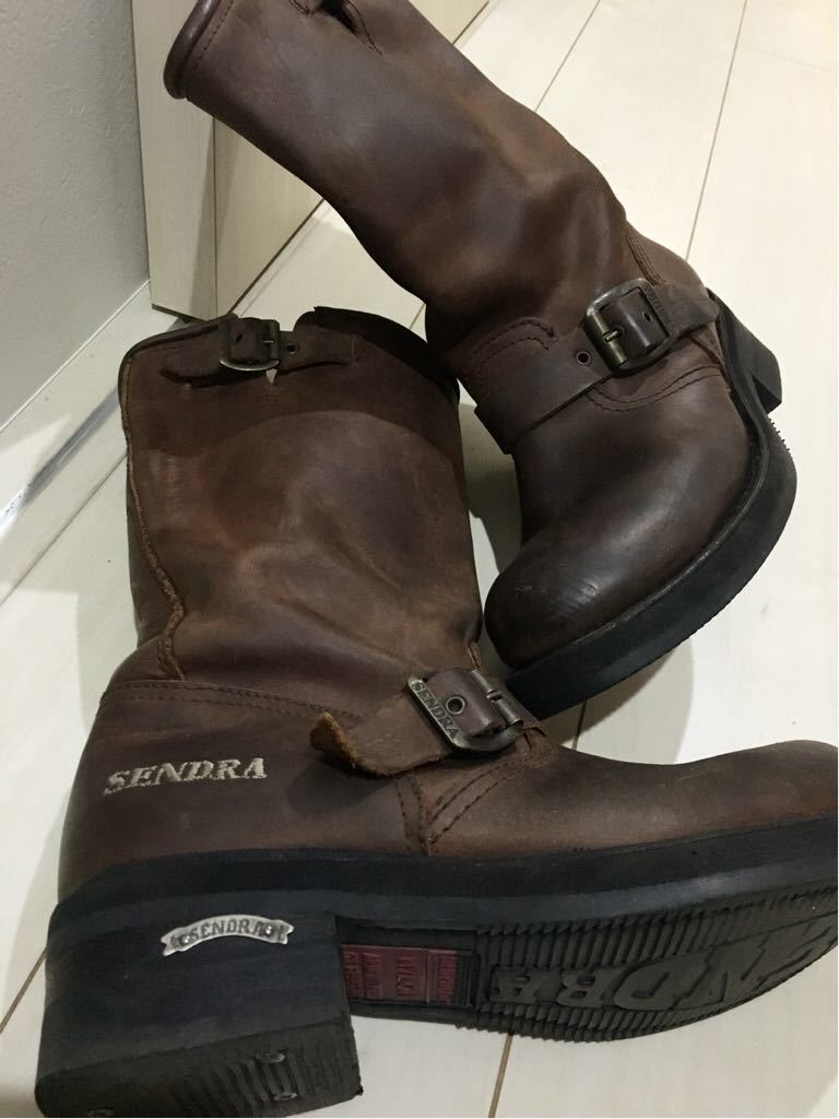 オンラインショッピング SENDRA センドラ 2944C tan ロングエンジニアブーツ レディース Ldaie's Made in