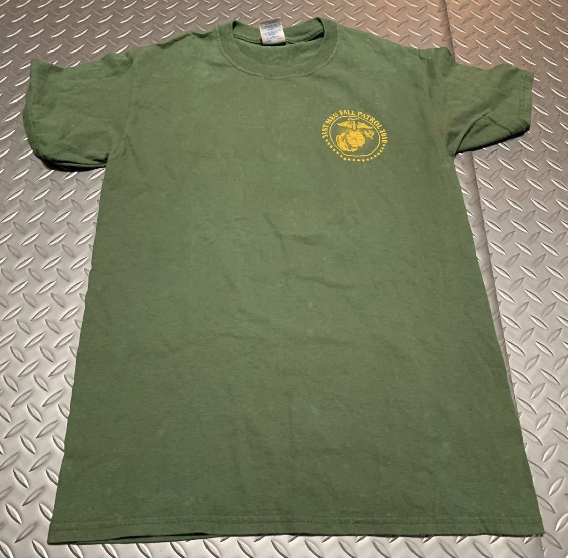 米軍 海兵隊 放出品 31ST MEU Tシャツ 半袖 サイズ S サバゲー アメリカ 古着 2010 PATROL パトロール アウトドア_画像3