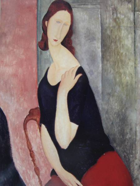 Amedeo Modigliani、PORTRAIT DE JEANNE HEBUTERNE、海外版超希少レゾネ、新品額装付、fan/5_画像1