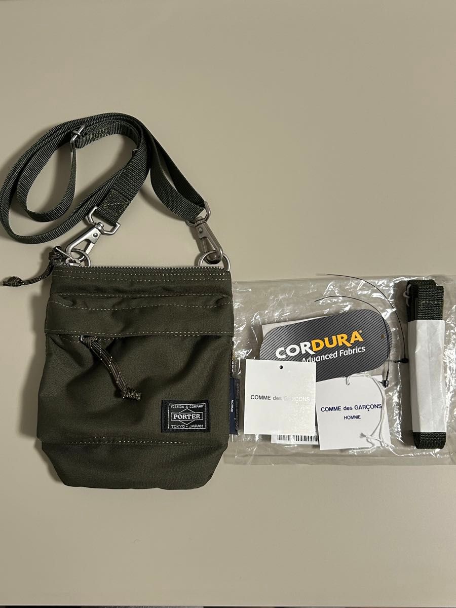 コムデギャルソン オム ポーター コラボ porter カーキ ミニ コムデギャルソン オム ポーター コラボ porter カーキ ミニ