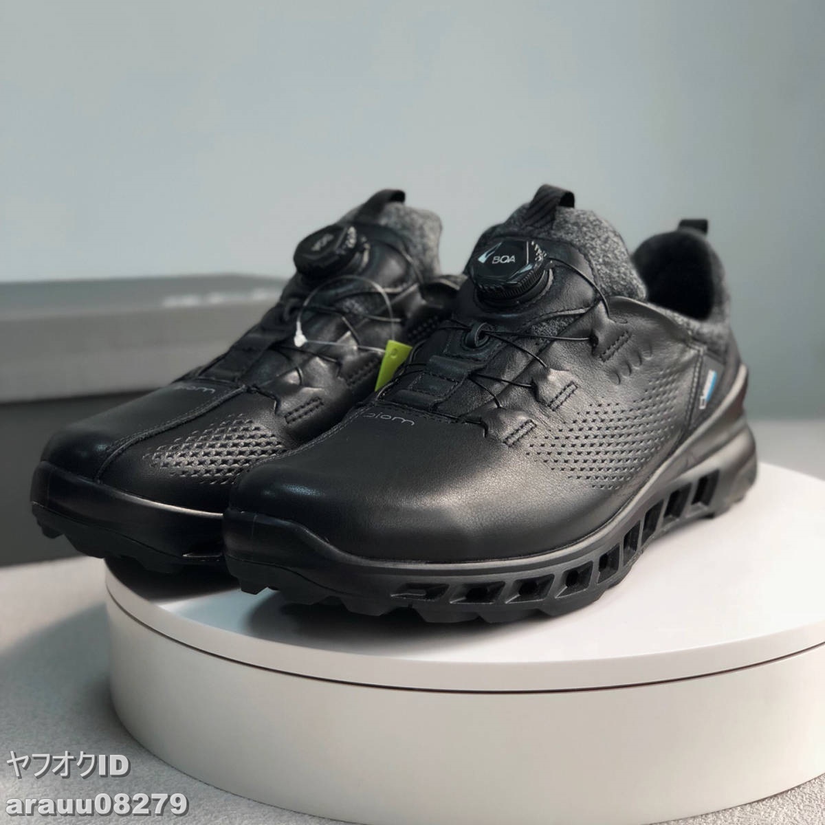  the cheapest * Golf sneakers men's black comfortable leather ecco Denmark 