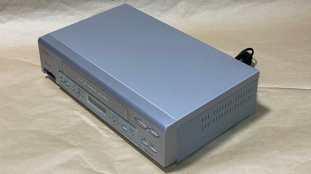 美品】SHARP VC-GY20 VHSビデオデッキ リモコン付 メンテナンス 美品】SHARP VC-GY20 VHSビデオデッキ リモコン付 メンテナンス