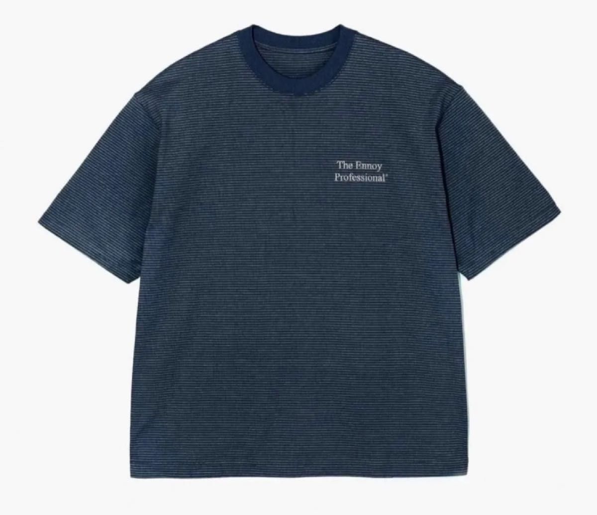 は*み様 The Ennoy Professional M ネイビー ストライプ The Ennoy Professional M ネイビー ストライプTシャツ