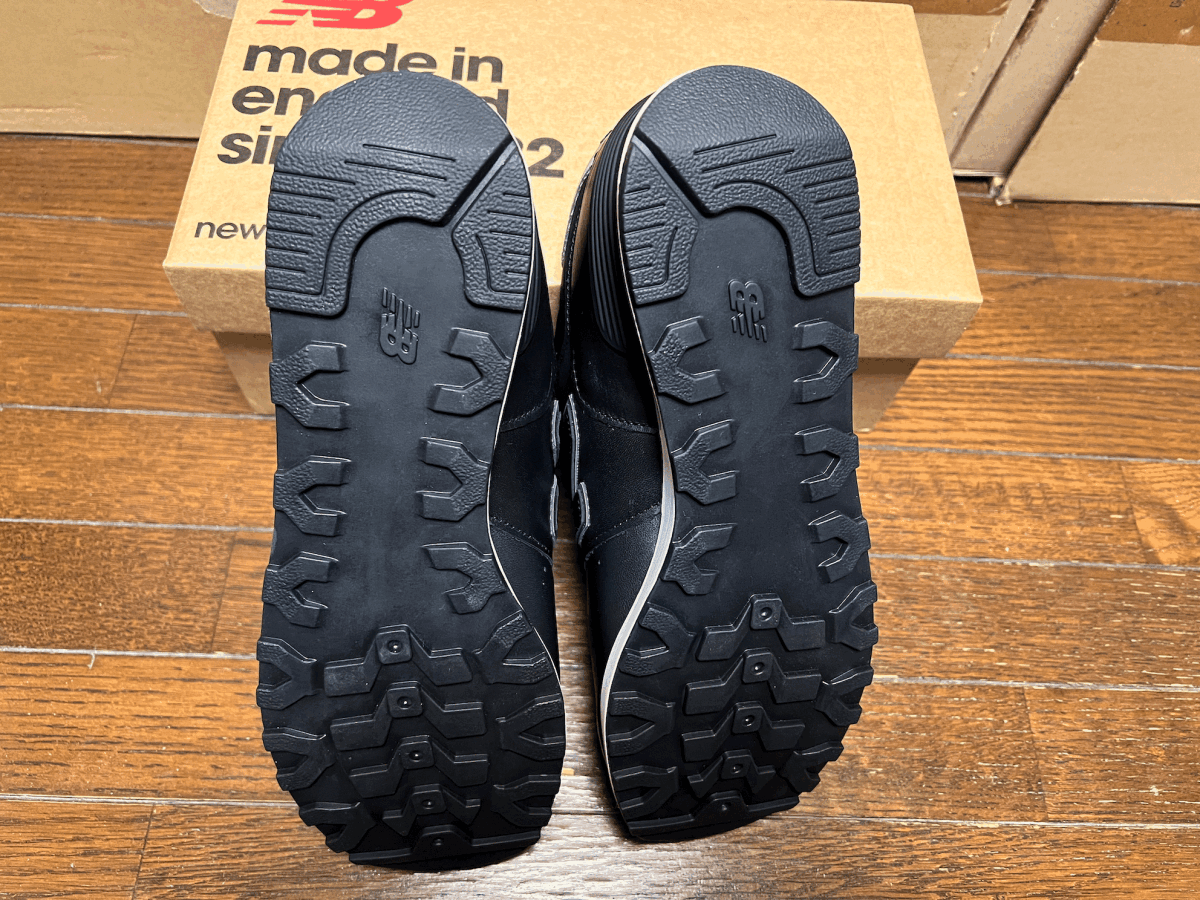 UK製 オールレザー New Balance M576KKL ブラック×グレー US8 5 UK製 オールレザー New Balance M576KKL ブラック×グレー US8 5