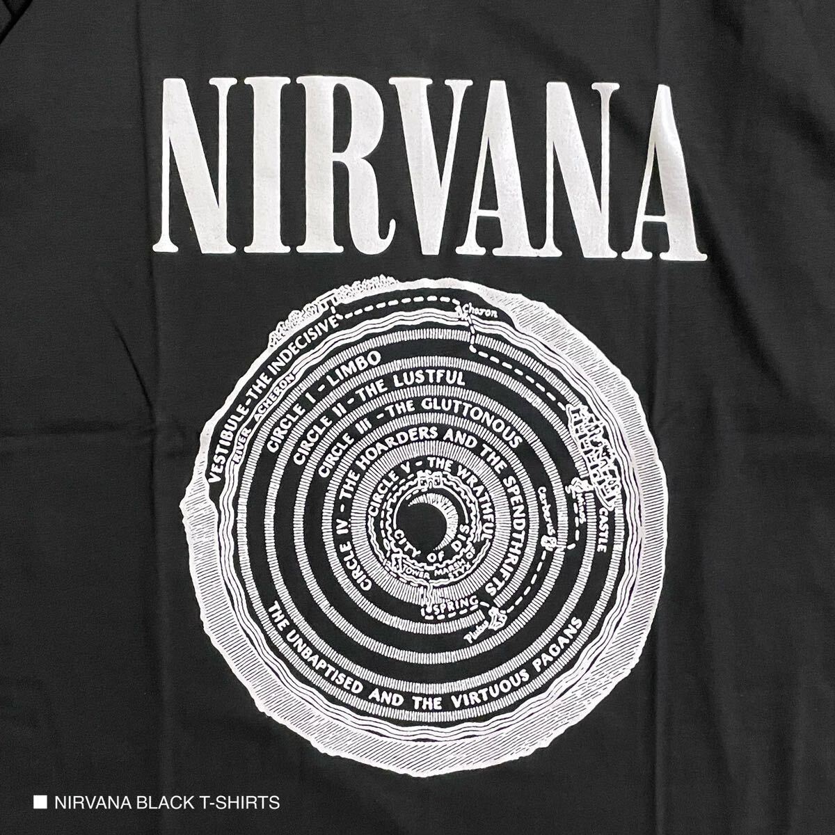 NIRVANA ニルヴァーナ ブラック Lサイズ 半袖 Tシャツ ロック NIRVANA ニルヴァーナ ブラック Lサイズ 半袖 Tシャツ ロック