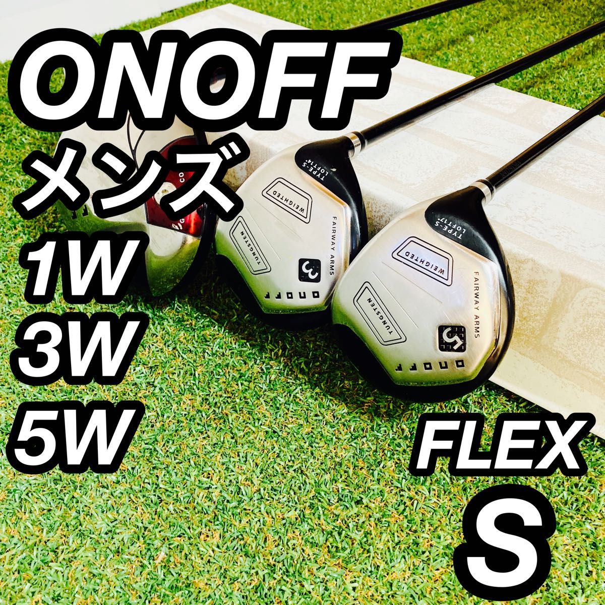 ONOFF オノフ グローブライド メンズ ゴルフ 1W 3W 5W セット ONOFF オノフ グローブライド メンズ ゴルフ 1W 3W 5W セット
