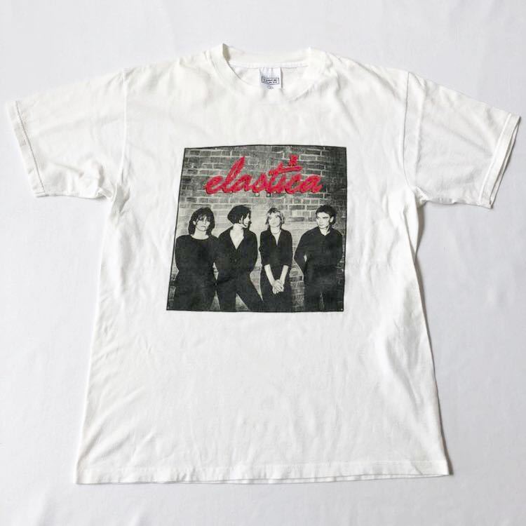 90s ELASTICA Tシャツ L USA製 ビンテージ 90年代 エラスティカ アメリカ製 オリジナル ヴィンテージ ブリットポップ ロック バンド バンT_画像2