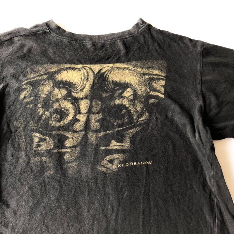 当時物 03年 RED DRAGON 非売 Tシャツ 黒 ビンテージ レッドドラゴン ハンニバル レクター 映画 ムービー オリジナル ヴィンテージ