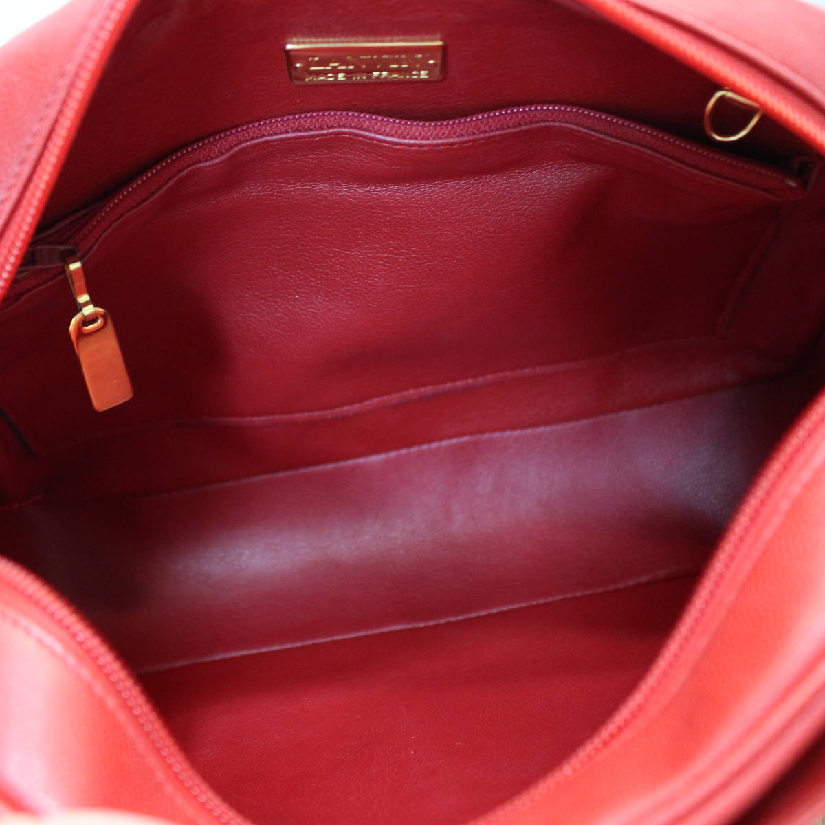 Lanvin LOGO LEATHER SHOULDER BAG MADE IN FRANCE/ランバンロゴレザーショルダーバッグ_画像8