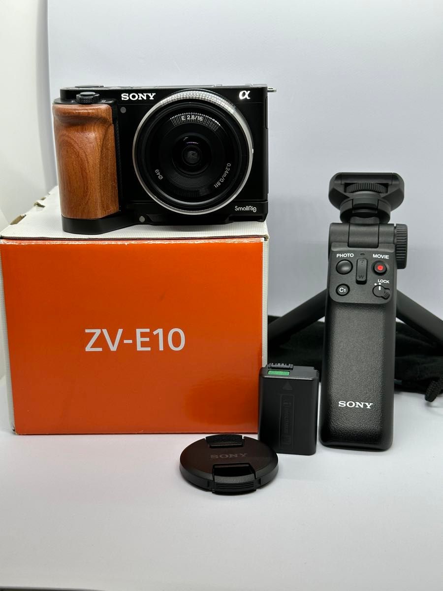 VLOGセット】SONY ZV-E10 E 16mm F2 8 GP-VPT2BT Smallrigグリップ 予備電池付き|Yahoo!フリマ(旧PayPayフリマ) VLOGセット】SONY ZV-E10 E 16mm F2 8 GP-VPT2BT Smallrigグリップ 予備電池付き|Yahoo!フリマ(旧PayPayフリマ)