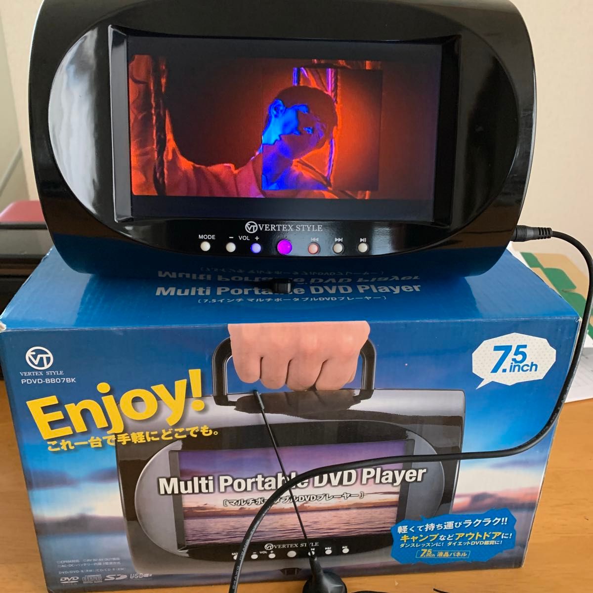 ヴァーテックス 7 5インチ/ラジカセ型/FMラジオ付/CPRM対応 ヴァーテックス 7 5インチ/ラジカセ型/FMラジオ付/CPRM対応