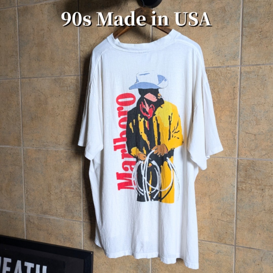 90s USA製 Marlboro マルボロ マールボロ Tシャツ シングル 90s USA製 Marlboro マルボロ マールボロ Tシャツ シングル
