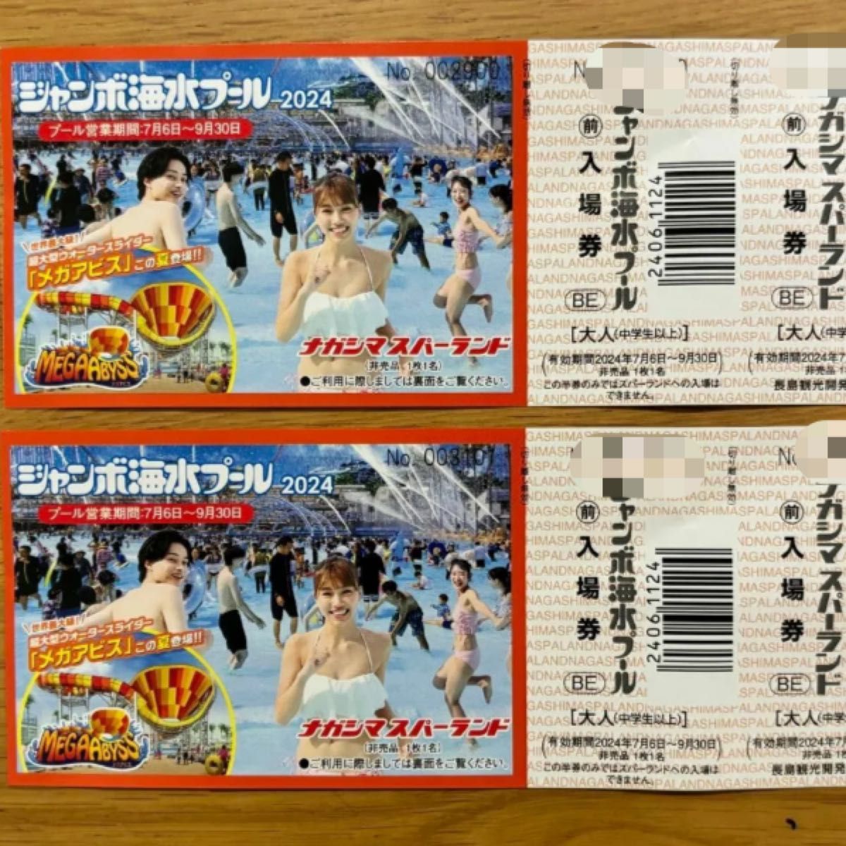 長島スパーランド ペアチケット 長島スパーランド ペアチケット