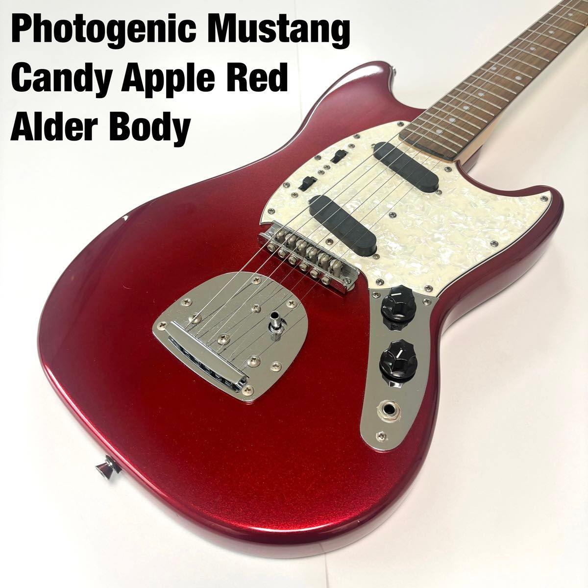けいおんギター同タイプ Photogenic ムスタング MG-200 中野梓 けいおんギター同タイプ Photogenic ムスタング MG-200 中野梓