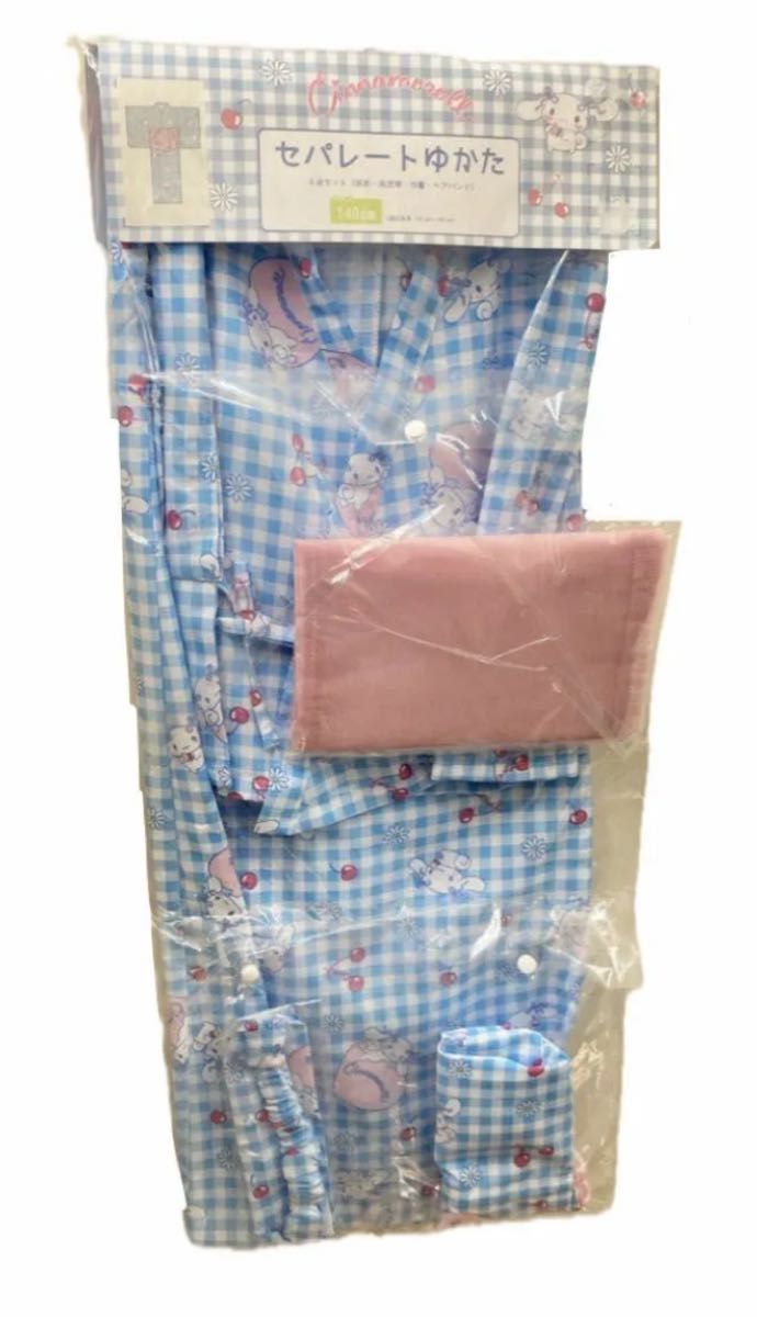 最終値下げ【新品】サイズ140 シナモロール セパレートゆかた 最終値下げ【新品】サイズ140 シナモロール セパレートゆかた