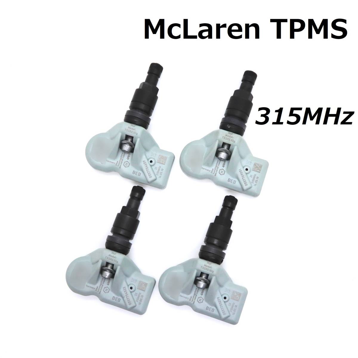 【在庫有】 マクラーレン 純正同等品 正規D車専用 315MHz 新品 TPMS 空気圧センサー 540C 570S 720S マクラーレン McLaren ブラックバルブ_画像1