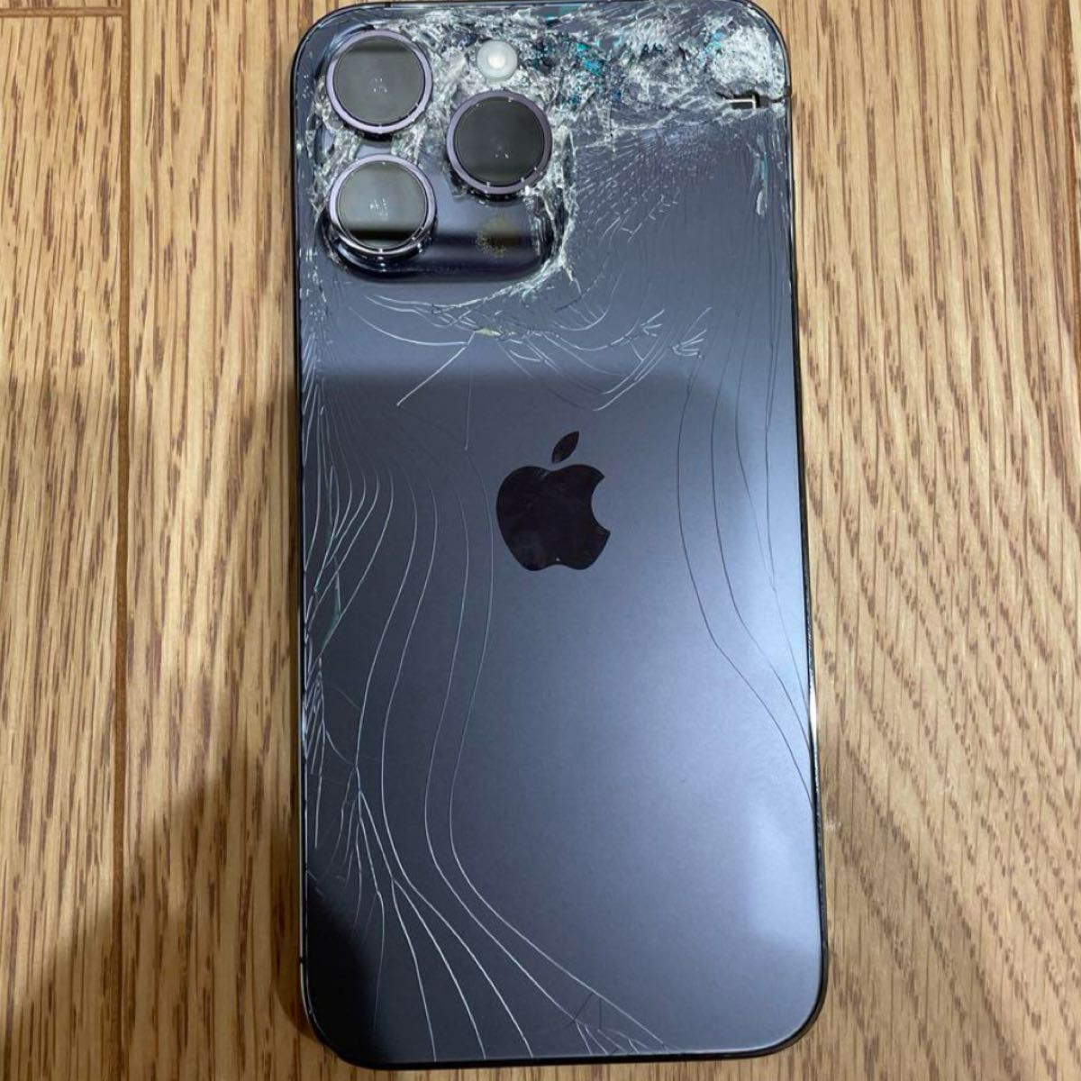 iPhone14 pro MAX 256gb ディープパープル 画面割れ 背面割れ iPhone14 pro MAX 256gb ディープパープル 画面割れ 背面割れ