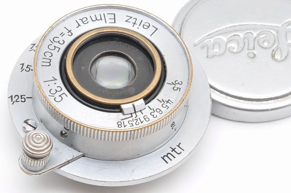 Leica Elmar 3.5cm F3.5 ライカ エルマー キャップ Lマウント L39 Leitz Wetzlar ライツ ヴェッツラー Germany ドイツ製 3.5/3.5 35