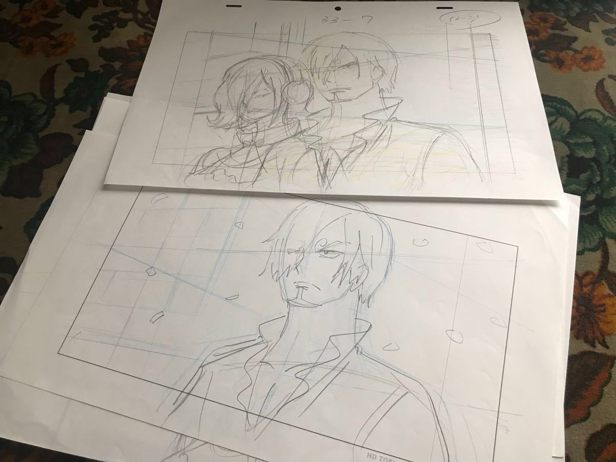 当時物 入手困難!レア □レア☆ワンピース☆修正 設定 直筆原画 当時物 入手困難!レア □レア☆ワンピース☆修正 設定 直筆原画