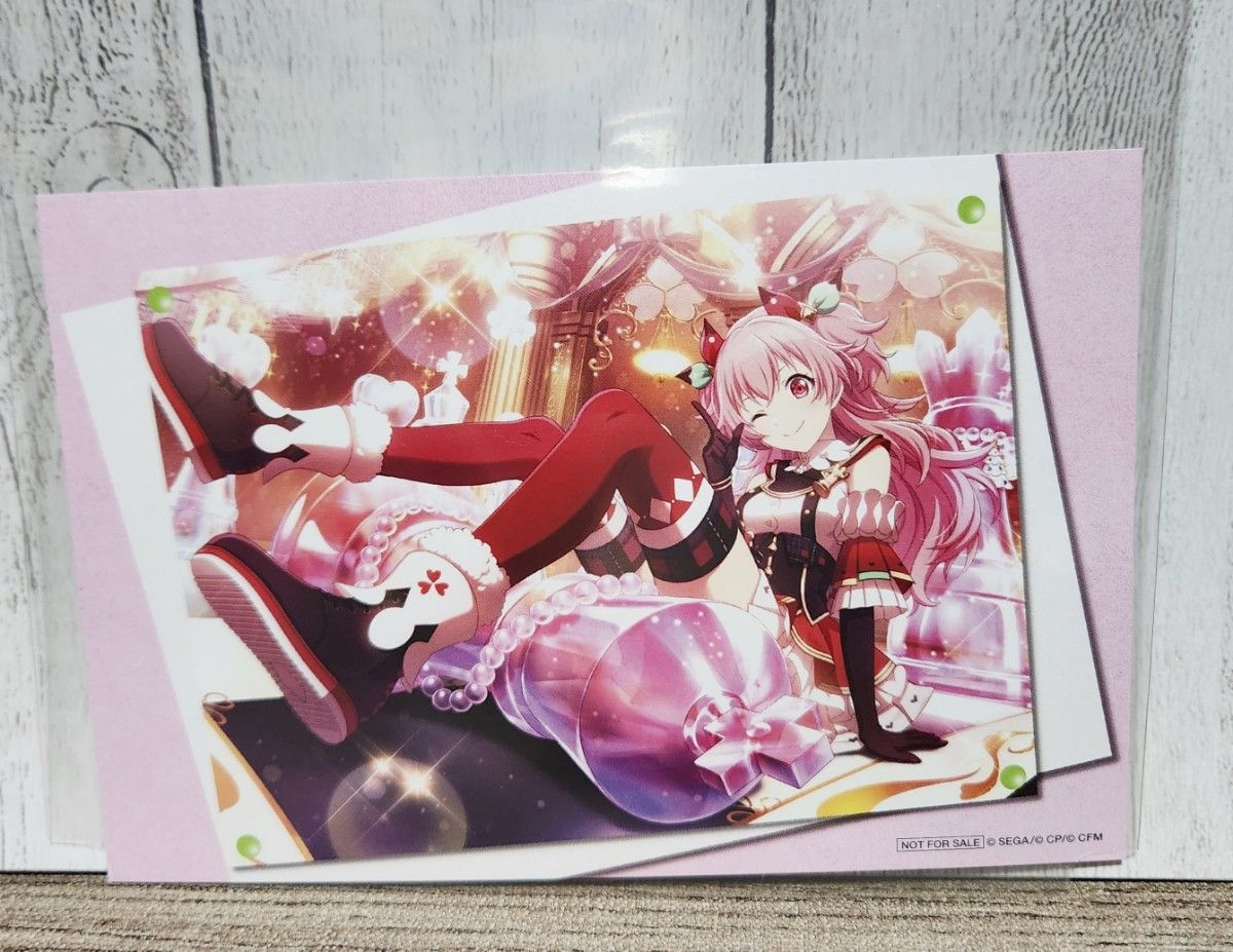 プロセカ 桃井愛莉 アニメイト 特典 イラストカード ポスト プロセカ 桃井愛莉 アニメイト 特典 イラストカード ポスト