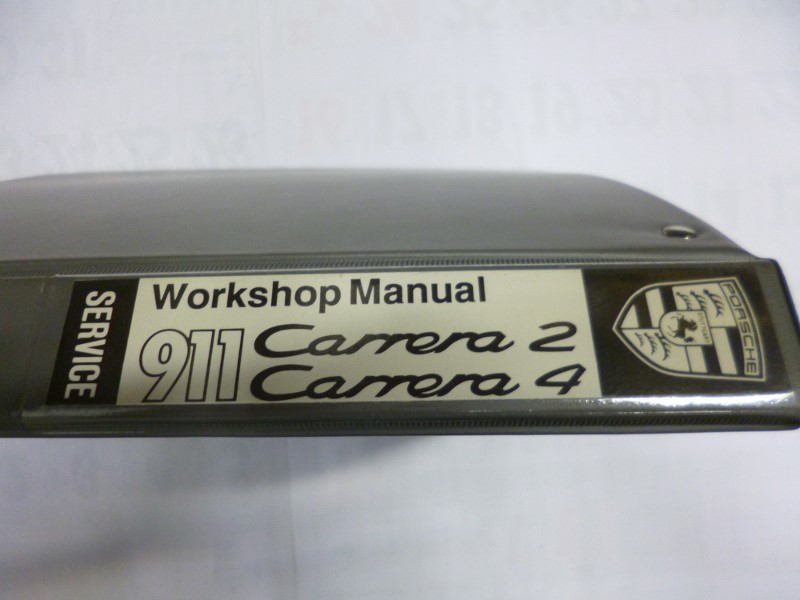 * Porsche 911Carrera2,4 Work shop manual *