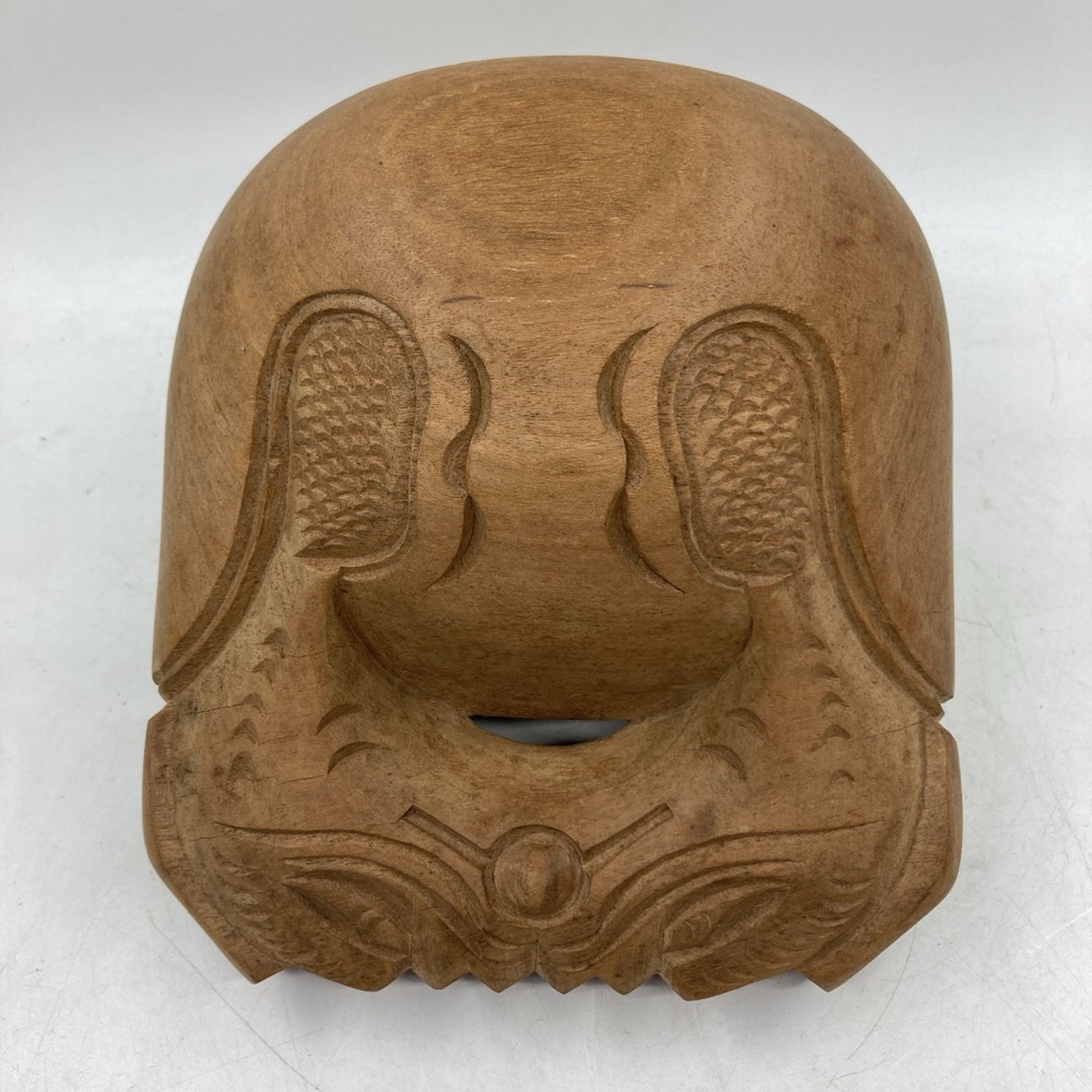 木魚 お坊さん 仏壇 用 仏具 楽器 鳴り物 木製 ★K2359P