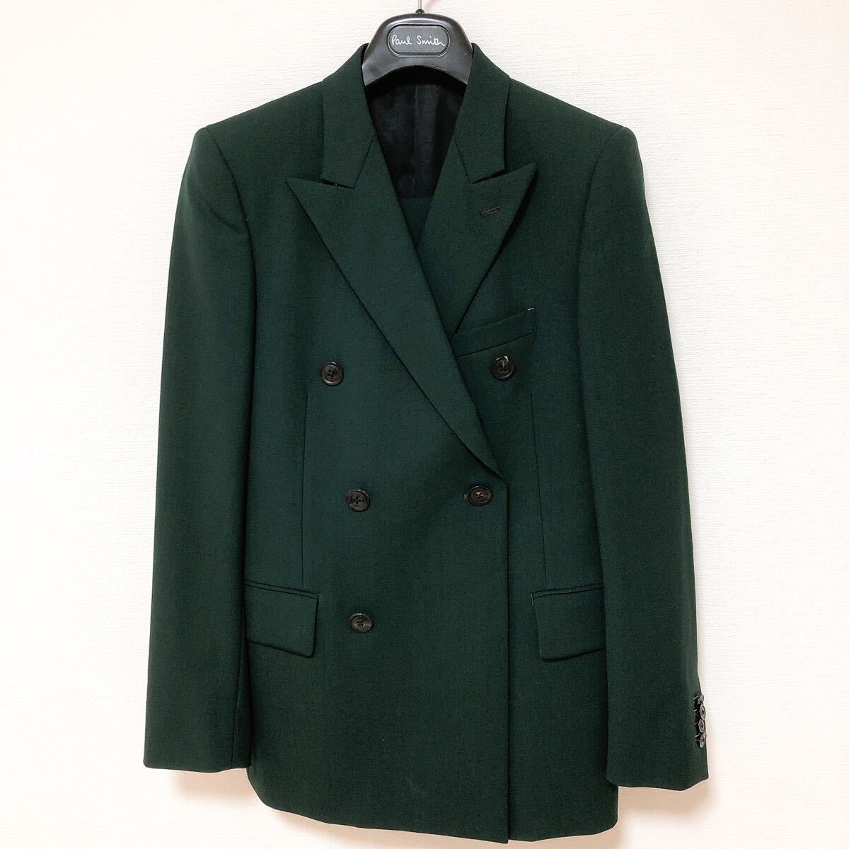 paulsmith グリーン セットアップ スーツ