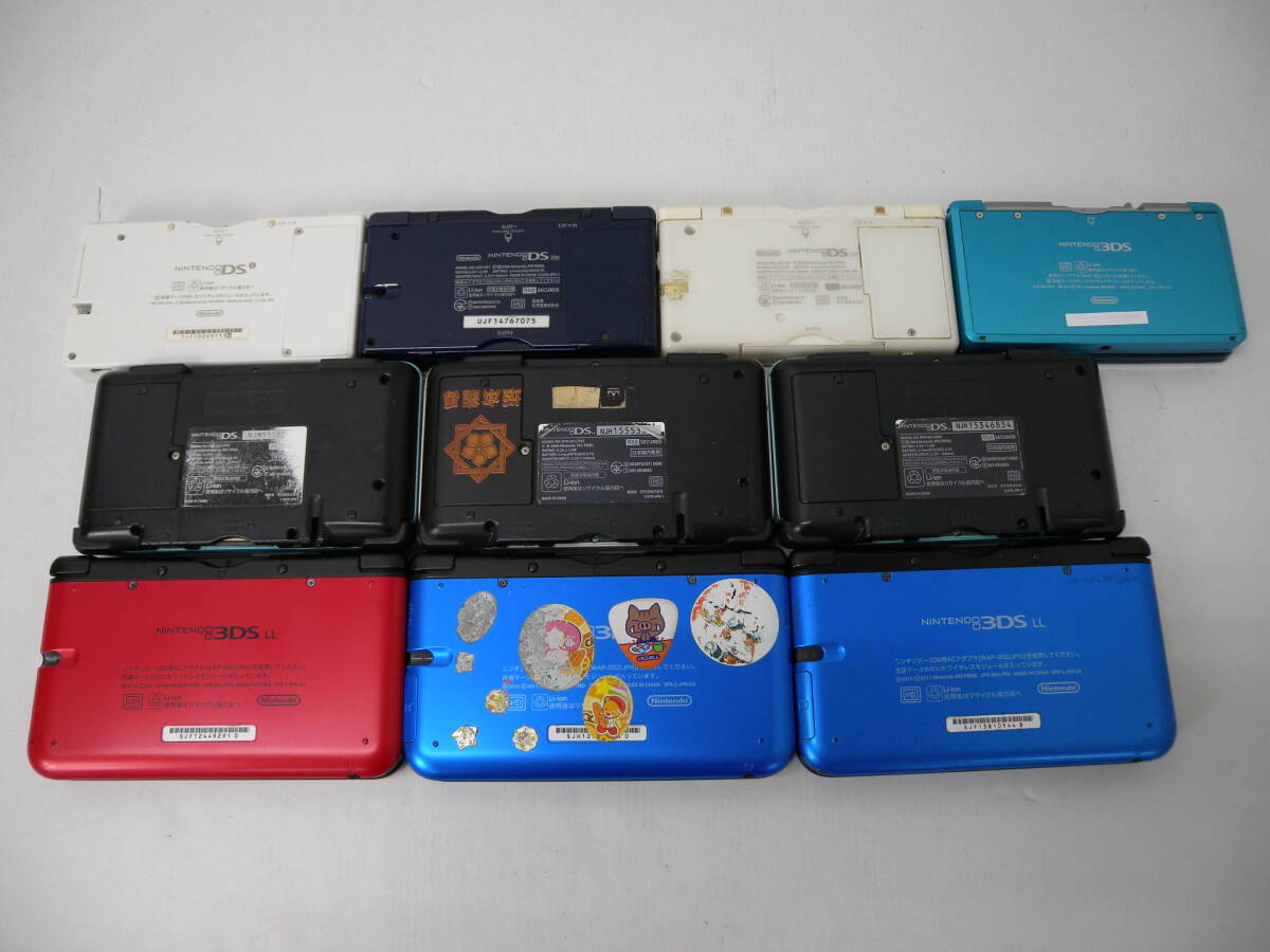 30□80/ DS、DSi、DSLite、3DS、3DSLL ジャンク 10台 0404 30□80/ DS、DSi、DSLite、3DS、3DSLL ジャンク 10台 0404