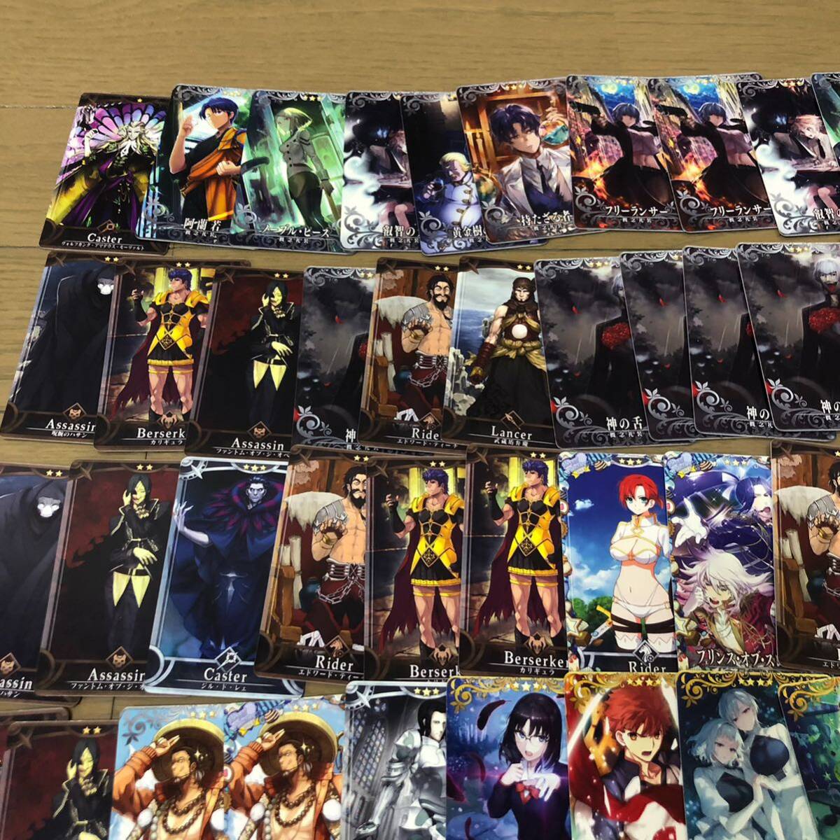 fgo アーケード カード 大量まとめ売り 星4 45枚 星5 33枚 キラ fgo アーケード カード 大量まとめ売り 星4 45枚 星5 33枚 キラ