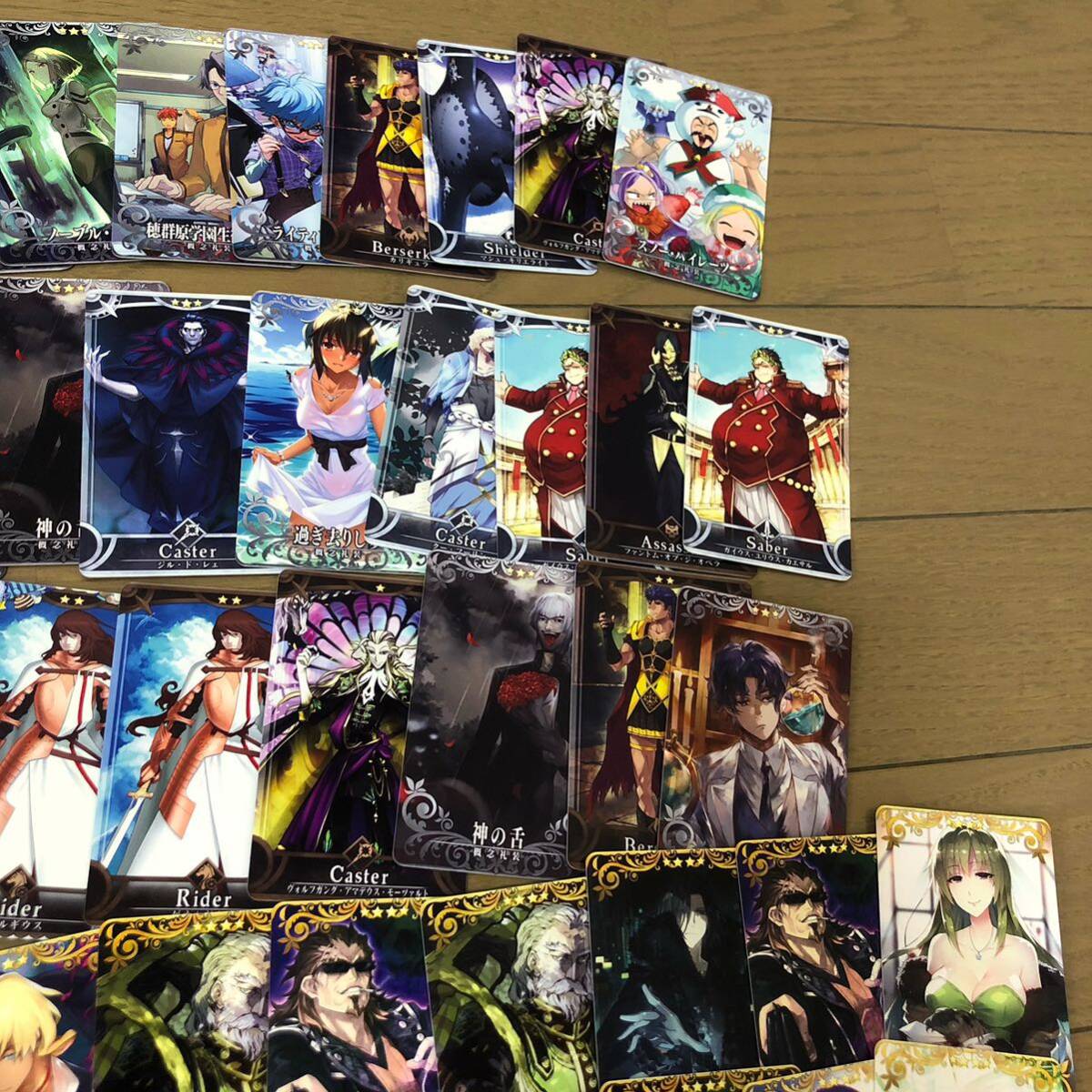 fgo アーケード カード 大量まとめ売り 星4 45枚 星5 33枚 キラ fgo アーケード カード 大量まとめ売り 星4 45枚 星5 33枚 キラ