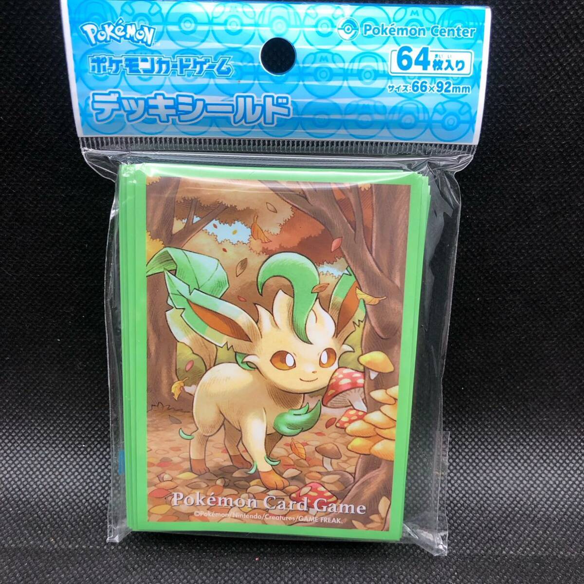 ポケモンカード デッキシールド 未開封品 リーフィア 64枚入り ポケモンカード デッキシールド 未開封品 リーフィア 64枚入り