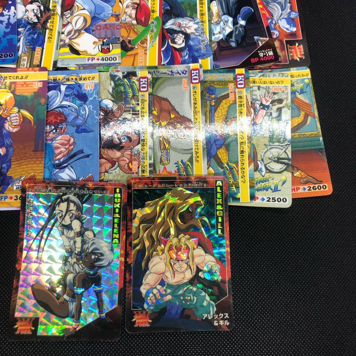 ストリートファイター カードダス 30枚以上 キラ 2枚あり まとめ ストリートファイター カードダス 30枚以上 キラ 2枚あり まとめ