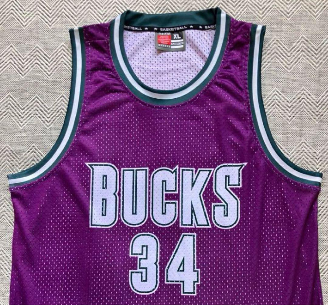 ★未使用品 NBA ALLEN #34 レイ・アレン BUCKS ミルウォーキー・バックス ユニフォーム シャツ バスケ ジャージ ジョーダン　レブロン
