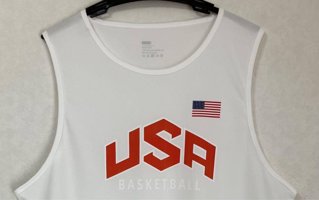 ★未使用品 バスケットボール USA代表 ドリームチーム DREAMTEAM ユニフォーム NBA シャツ バスケ ジャージ ビブス　コービー　レブロン