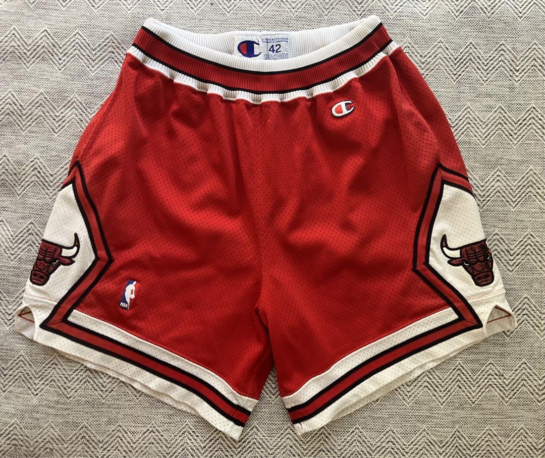【希少】 NBA BULLS シカゴ?ブルズ Champion制 バスパン チャンピオン オーセンティック AUTHENTIC ヴィンテージ ユニフォーム ジョーダン
