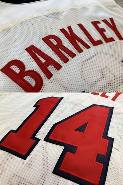  【希少品】 バルセロナ五輪 ★USA 初代ドリームチーム BARKLEY チャールズ?バークレー NIKE制 ユニフォーム ナイキ シャツ オリンピック
