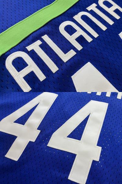 【希少】 NBA レジェンド 通稱 ピストル！ ピート?マラビッチ HAWKS ★adidas アディダス ユニフォーム ジャージ XL　刺繍　XL