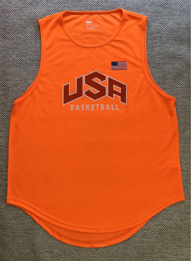 ★未使用品 バスケットボール USA代表 ドリームチーム DREAMTEAM ユニフォーム NBA シャツ バスケ ジャージ ビブス　XL レブロン　コービー