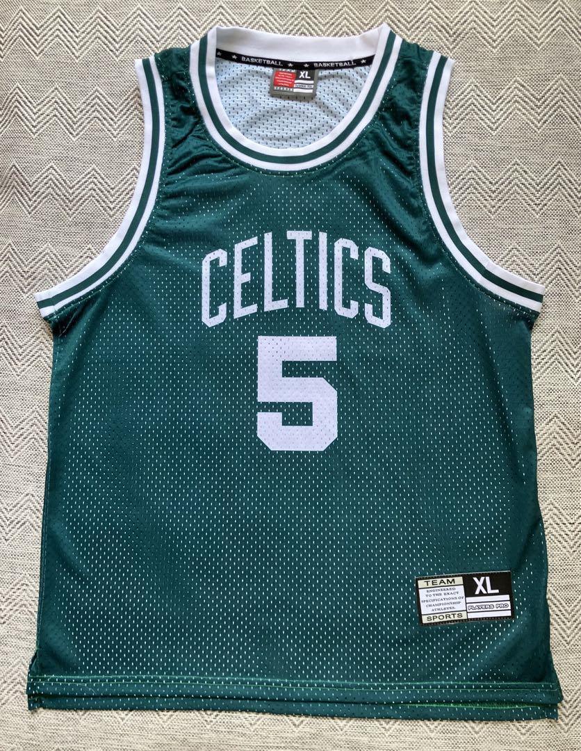 ★未使用 NBA GARNETT ＃5 ケビン?ガーネット CELTICS セルティックス ユニフォーム シャツ バスケ ジャージ ジョーダン レブロン カリー