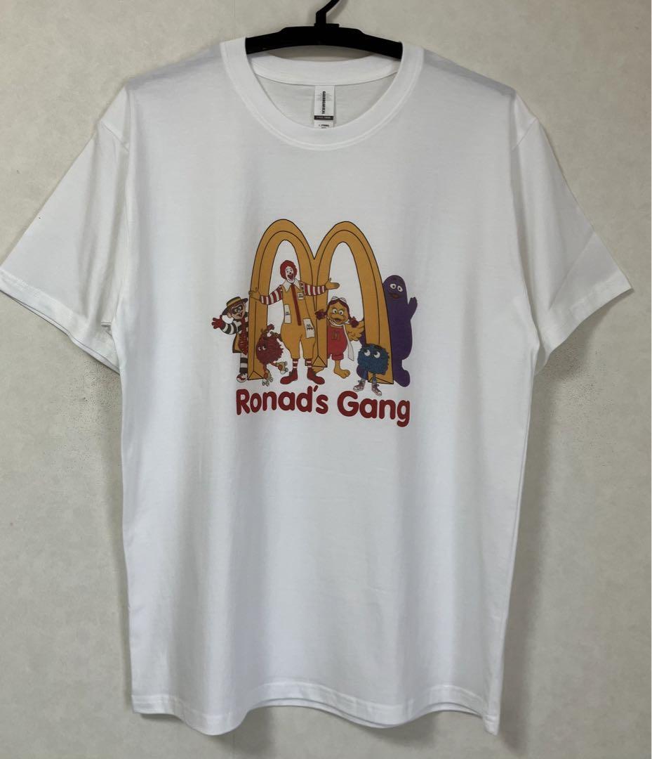 新品】 マクドナルド キャラクター ドナルド Tシャツ L マック
