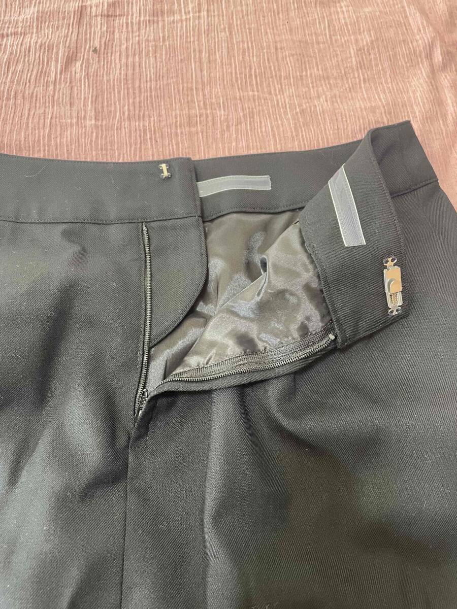 ※Bランク※【中古】ALPHAPIER_9号_片プリーツスカート(黒ブラック)AR3832-2/アルファピア/かわいい会社事務服/おしゃれOL制服_画像5