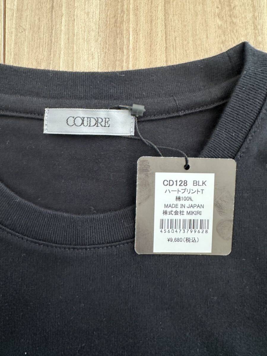 COUDRE クードル タグ付き 黒の長袖Tシャツ 金子綾(長袖)|売買 COUDRE クードル タグ付き 黒の長袖Tシャツ 金子綾(長袖)|売買