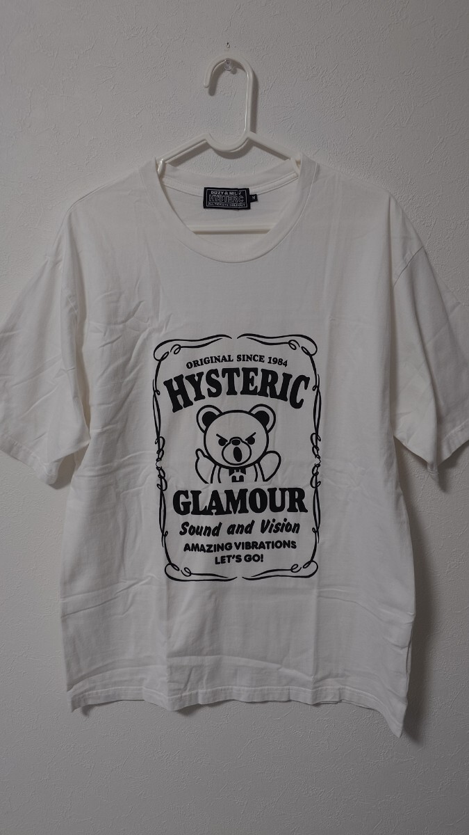 ヒステリックグラマー HYSTERIC GLAMOUR Tシャツ　白　ホワイト　サイズＭ　送料無料