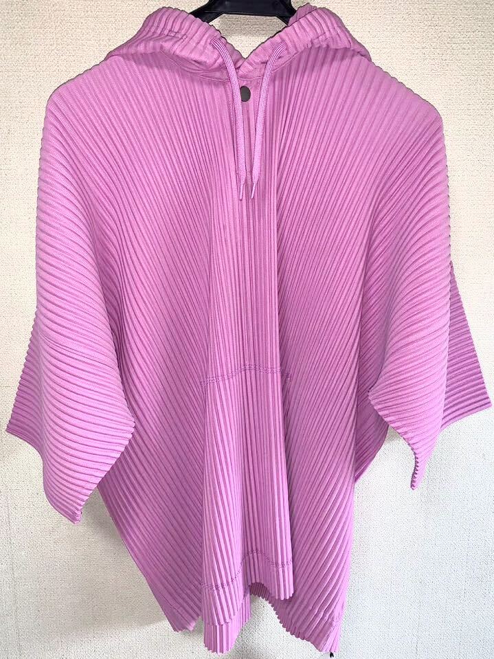 オムプリッセイッセイミヤケ HOMME PLISSE ISSEY MIYAKE パーカー フーディー ラベンダー ピンク パープル オムプリッセ イッセイミヤケ