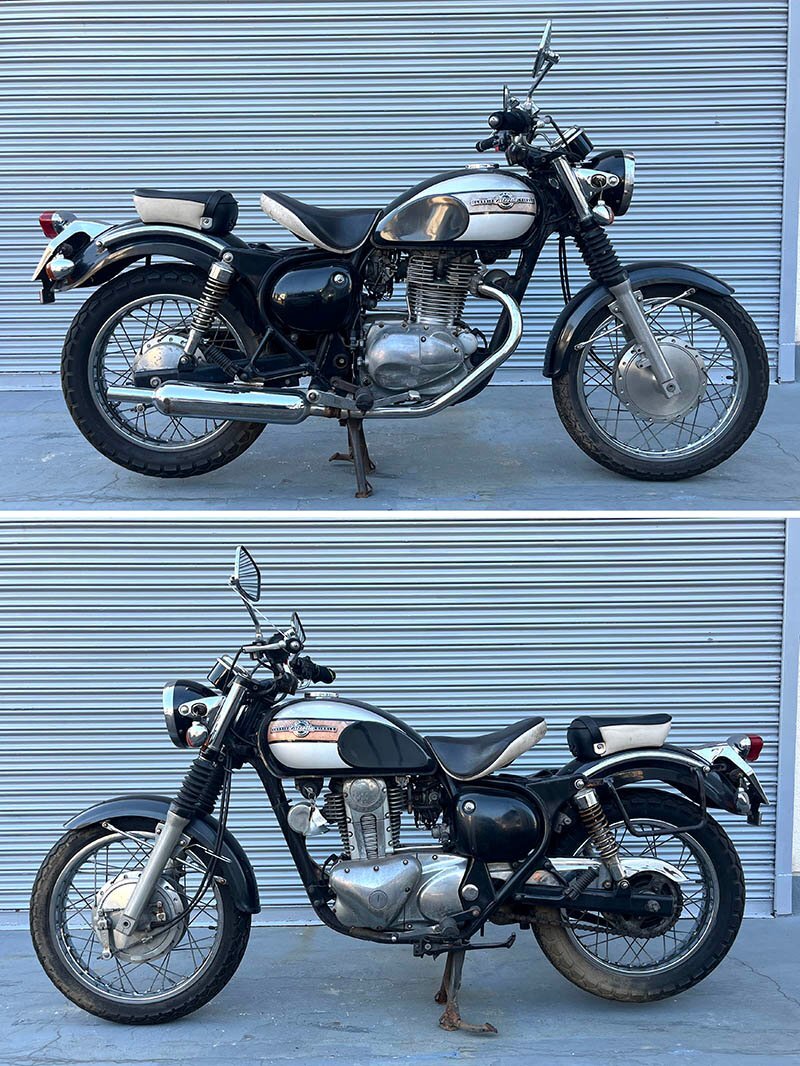 エストレヤ カスタム BJ250A 純正タンデムステップ 左右セット エストレヤ カスタム BJ250A 純正タンデムステップ 左右セット
