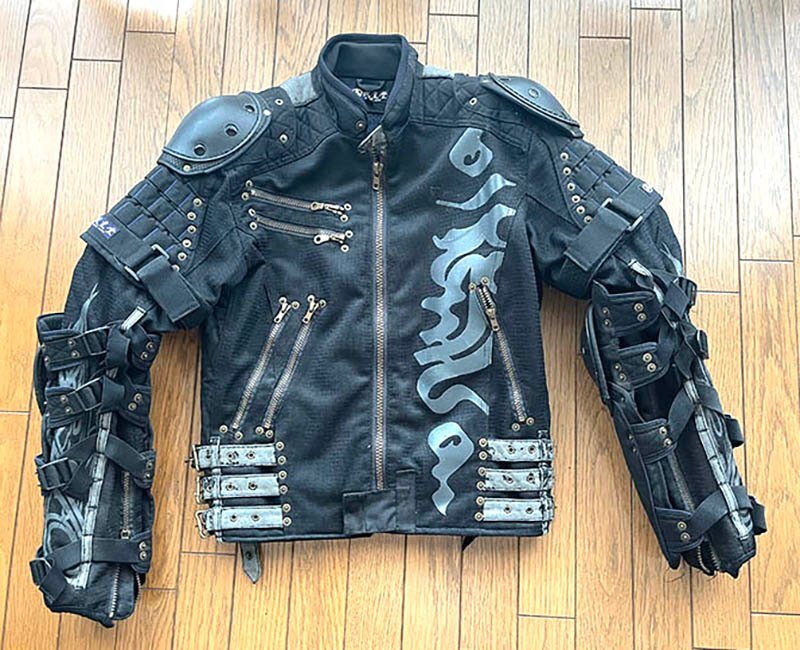 弐黒堂 メッシュライディングジャケット メンズLサイズ 黒 背中肩肘パッド入り 71DQUsKy7VL._AC_SY200_QL15_.jpg