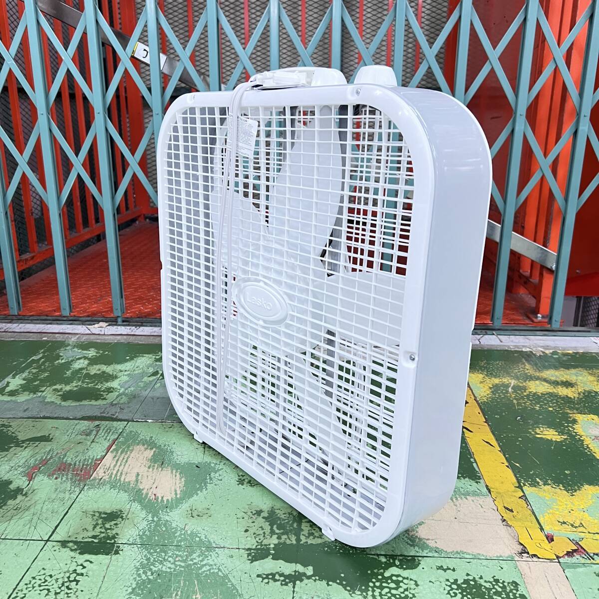 訳あり Lasko Box Fan ラスコ ボックスファン Made in USA サーキュレーター 扇風(fēng)機 アメリカンホーム インダストリアル 未使用 mari-0004