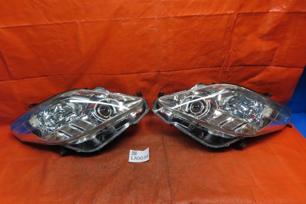 LA0034美品 点灯OK アルファード 20前期 AFS付 ヘッドライト/HID ヘッドランプ/ICHIKOH58-22 HCHR-692/ ANH20W ANH25W GGH20W GGH25W　