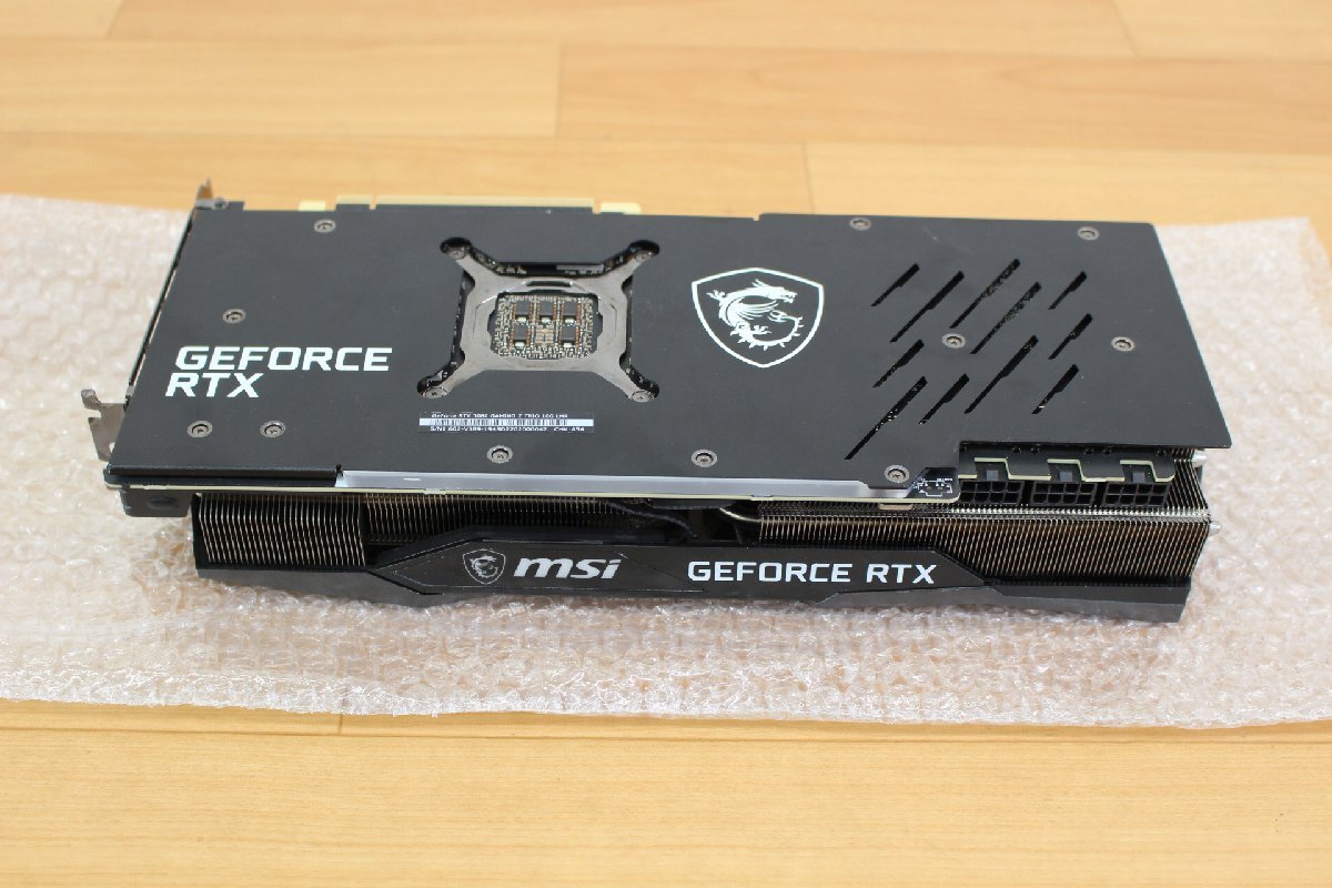 △現状品△ MSI GeForce RTX 3080 GAMING Z TRIO 10G LHR[PCI-Exp GDDR6X 10GB] グラフィックボード　映像△ 難あり 傷み (2746297)